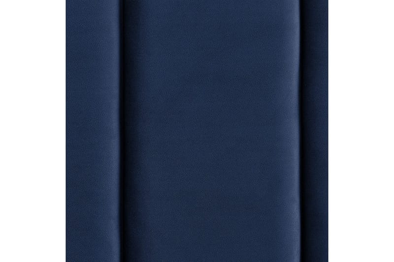 Seng med lamellramme Villette - Blå, Svart, 160x200 cm - Møbler - Senger - Sengeramme & sengestamme