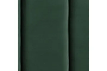 Seng med lamellramme Villette - Grønn, svart, Grønn, Svart, 140x200 cm - Møbler - Senger - Sengeramme & sengestamme