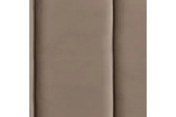 Seng med lamellramme Villette - Taupe, svart, 160x200 cm - Møbler - Senger - Sengeramme & sengestamme