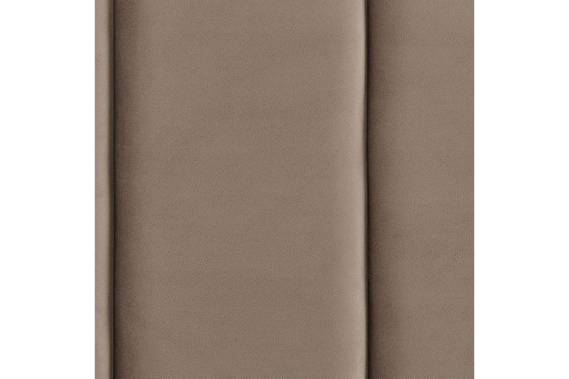 Seng med lamellramme Villette - Taupe, svart, 160x200 cm - Møbler - Senger - Sengeramme & sengestamme