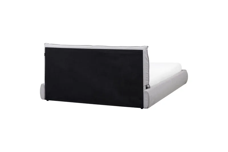 Seng med lamellramme Vinay - Lys grå, 160x200 cm - Møbler - Senger - Sengeramme & sengestamme