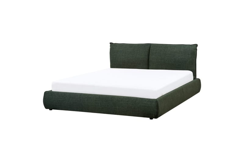 Seng med lamellramme Vinay, Mørkegrønn, 160x200 cm
