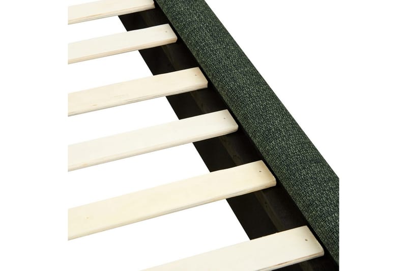 Seng med lamellramme Vinay - Mørkegrønn, 160x200 cm - Møbler - Senger - Sengeramme & sengestamme