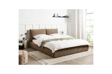 Seng med lamellramme Vinay - Taupe, 160x200 cm - Møbler - Senger - Sengeramme & sengestamme