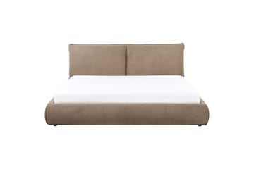 Seng med lamellramme Vinay - Taupe, 180x200 cm - Møbler - Senger - Sengeramme & sengestamme