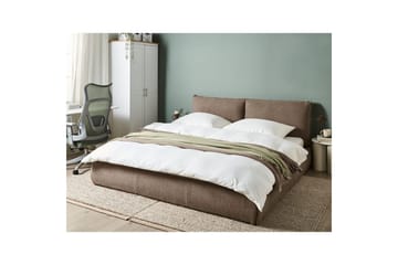 Seng med lamellramme Vinay - Taupe, 180x200 cm - Møbler - Senger - Sengeramme & sengestamme