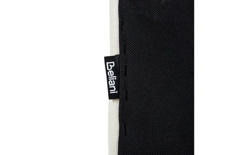 Seng med lamellramme Vincennes - Hvit, Svart, 140x200 cm - Møbler - Senger - Sengeramme & sengestamme