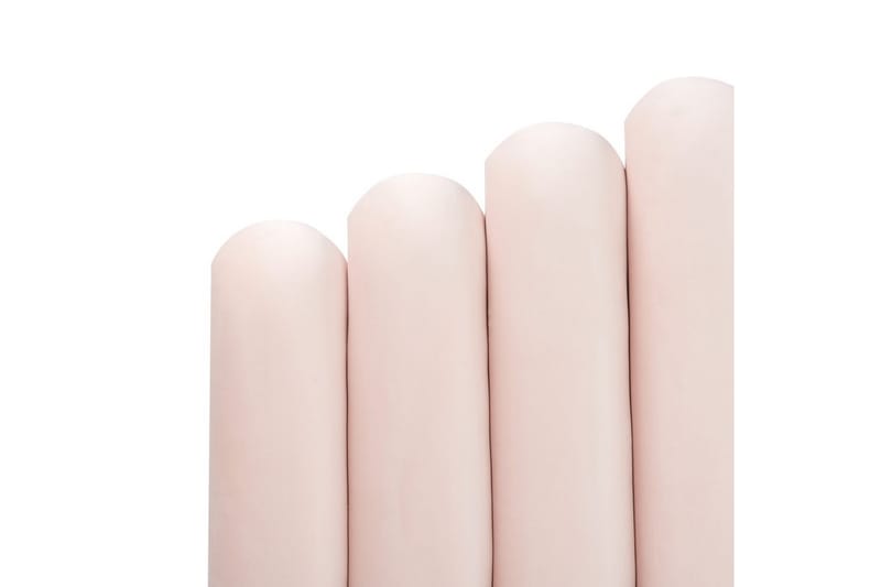 Seng med lamellramme Vincennes - Rosa, Svart, 140x200 cm - Møbler - Senger - Sengeramme & sengestamme