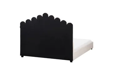 Seng med lamellramme Vincennes - Rosa, Svart, 140x200 cm - Møbler - Senger - Sengeramme & sengestamme