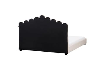 Seng med lamellramme Vincennes - Rosa, Svart, 180x200 cm - Møbler - Senger - Sengeramme & sengestamme