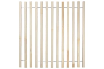 Seng med LED-belysning Boisset - Brun/Gummitre, 180x200 cm - Møbler - Senger - Sengeramme & sengestamme