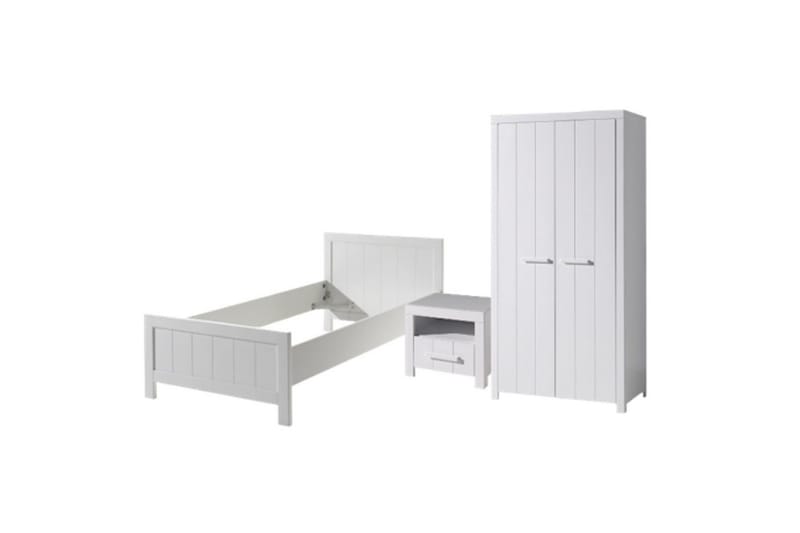 Seng med Nattbord 2-dørs garderobe Erik