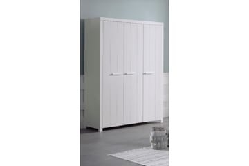 Seng med nattbord 3-dørs garderobeskap Skrivebord Bokhylle Erik - Møbler - Senger - Møbelsett til soverom