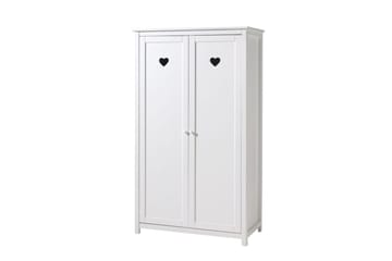Seng med nattbord garderobe Amori Hvit 2-dørs - 2-dørs - Møbler - Senger - Møbelsett til soverom