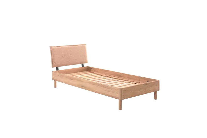 Seng med nattbord garderobe Forrest kommode med 3 skuffer Eik - Eik - Møbler - Senger - Møbelsett til soverom