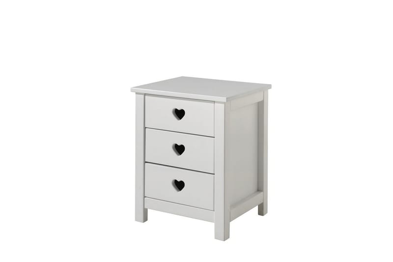 Seng med nattbord garderobe skrivebord Amori Hvit 2-dørs - 2-dørs - Møbler - Senger - Møbelsett til soverom