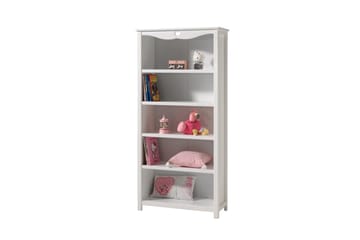 Seng med nattbord garderobe skrivebord bokhylle Amori Hvit 2-dørs - 2-dørs - Møbler - Senger - Møbelsett til soverom