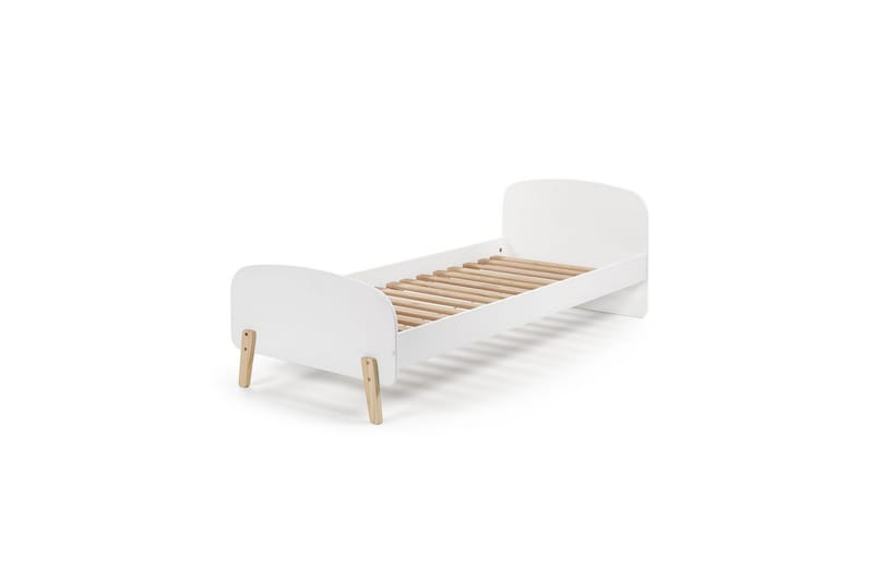 Seng med nattbord Kiddy Hvit, Hvit