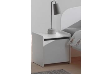 Seng med nattbord Kiddy Hvit - Hvit - Møbler - Senger - Møbelsett til soverom