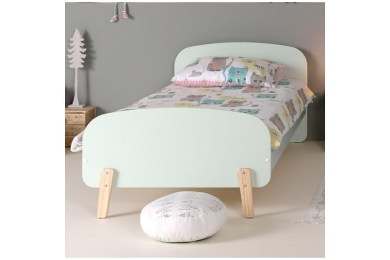 Seng med nattbord Kiddy Mintgrønn - Mintgrønn - Møbler - Senger - Møbelsett til soverom