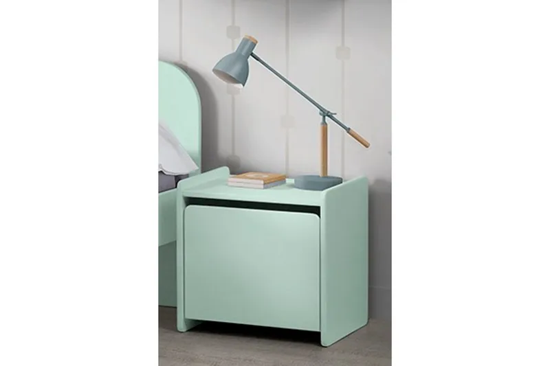 Seng med nattbord Kiddy Mintgrønn - Mintgrønn - Møbler - Senger - Møbelsett til soverom