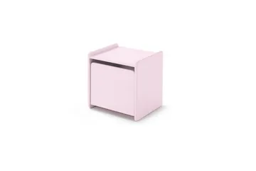 Seng med nattbord Kiddy Rosa - Rosa - Møbler - Senger - Møbelsett til soverom