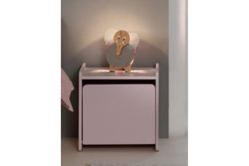 Seng med nattbord Kiddy Rosa - Rosa - Møbler - Senger - Møbelsett til soverom