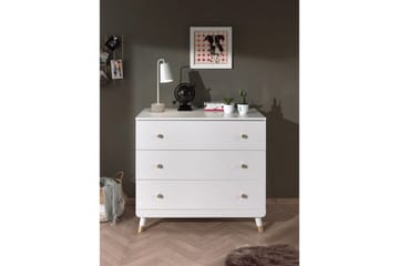 Seng med nattbord skrivebord kommode Billy Hvit - Møbler - Senger - Møbelsett til soverom