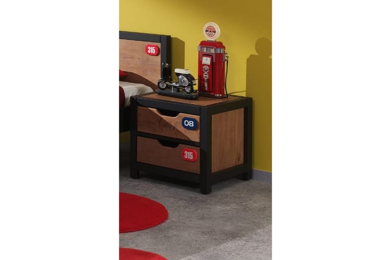 Seng med nattbord skuff garderobe kommode Alex - Møbler - Senger - Møbelsett til soverom