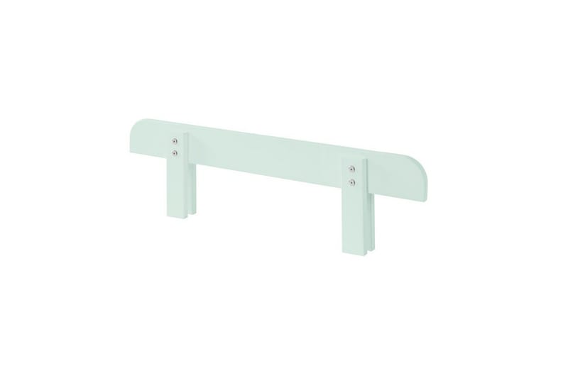 Seng med nattbord Vegghyller Sikkerhetsrail Kiddy Mintgrønn - Mintgrønn - Møbler - Senger - Møbelsett til soverom