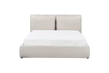 Seng med oppbevaring Bajonna - Beige, 160x200 cm - Møbler - Senger - Senger med oppbevaring