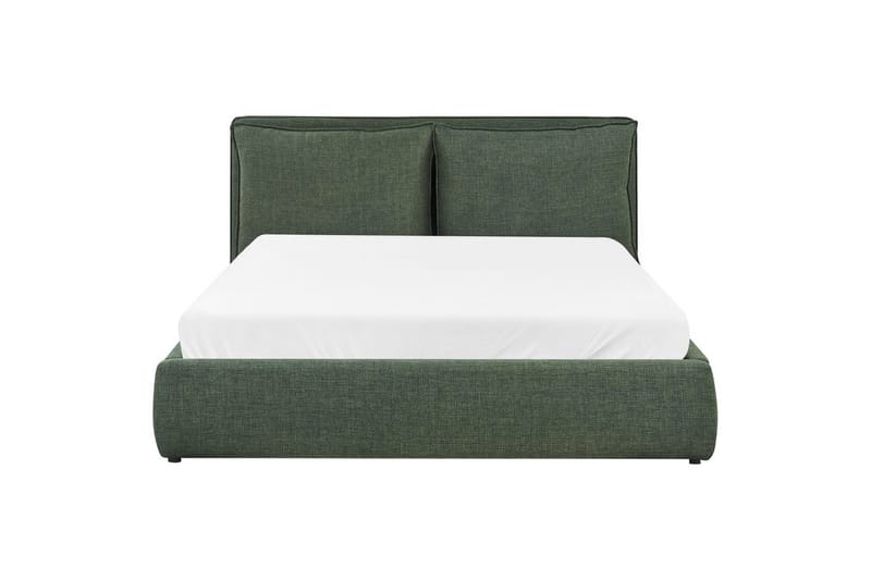 Seng med oppbevaring Bajonna - Grønn, 160x200 cm - Møbler - Senger - Senger med oppbevaring