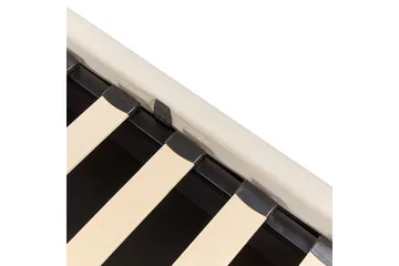 Seng med oppbevaring Bousse - Beige/Fløyel, 180x200 cm - Møbler - Senger - Senger med oppbevaring