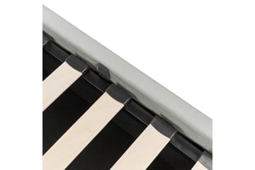 Seng med oppbevaring Bousse - Grå/Fløyel, 160x200 cm - Møbler - Senger - Senger med oppbevaring