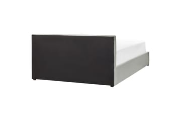 Seng med oppbevaring Bousse - Grå/Fløyel, 160x200 cm - Møbler - Senger - Senger med oppbevaring