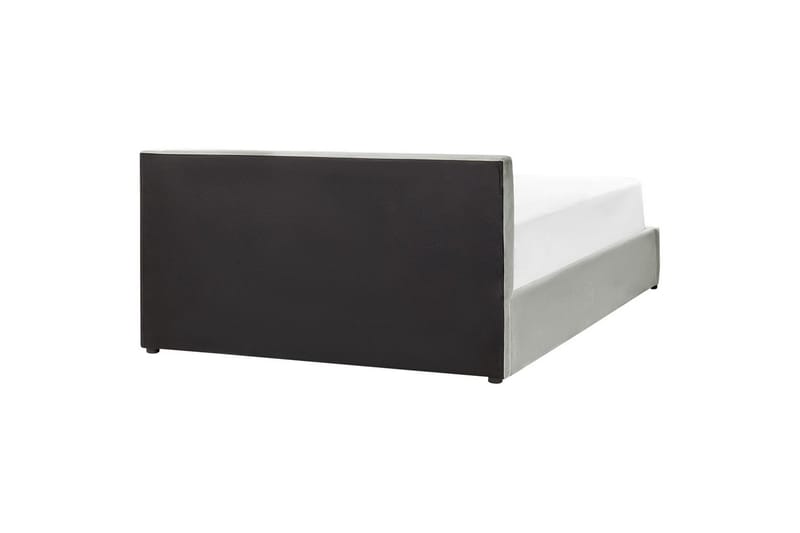 Seng med oppbevaring Bousse - Grå/Fløyel, 160x200 cm - Møbler - Senger - Senger med oppbevaring