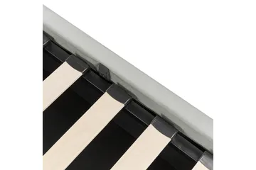 Seng med oppbevaring Bousse - Grå/Fløyel, 160x200 cm - Møbler - Senger - Senger med oppbevaring