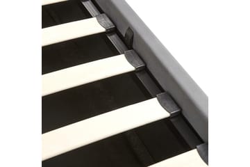 Seng med oppbevaring Bousse - Mørkegrå/fløyel, 180x200 cm - Møbler - Senger - Senger med oppbevaring