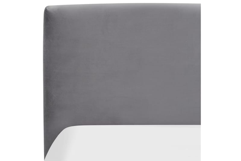 Seng med oppbevaring Bousse - Mørkegrå/fløyel, 180x200 cm - Møbler - Senger - Senger med oppbevaring