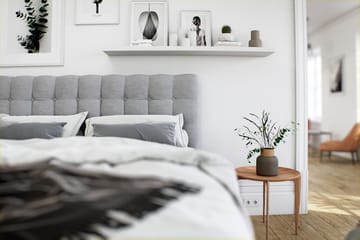 Seng med Oppbevaring Boxford 140x200 - Lysgrå - Møbler - Senger - Enkeltsenger
