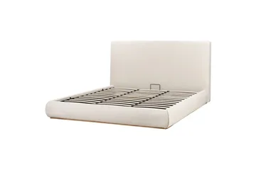 Seng med oppbevaring Campagne - Beige, 180x200 cm - Møbler - Senger - Senger med oppbevaring