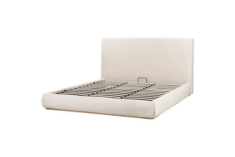 Seng med oppbevaring Campagne - Beige, 180x200 cm - Møbler - Senger - Senger med oppbevaring