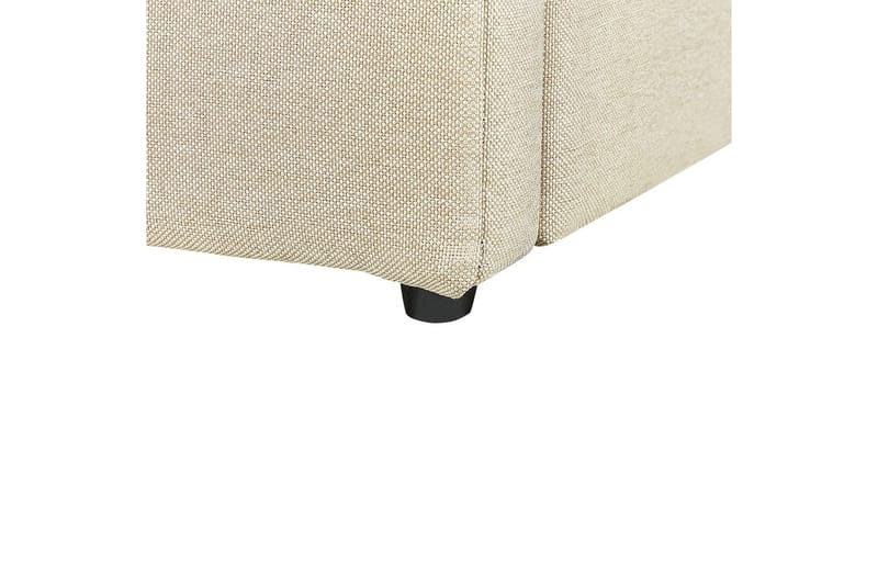 Seng med oppbevaring Dreux - Beige, svart, 140x200 cm - Møbler - Senger - Senger med oppbevaring