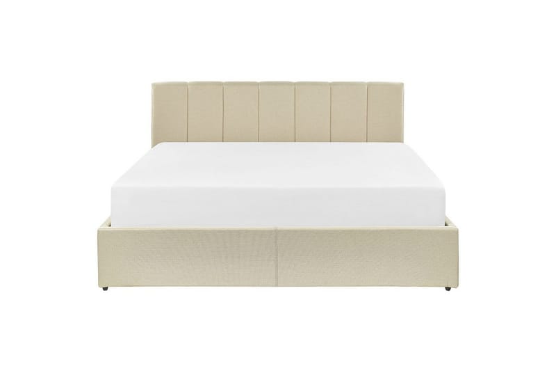 Seng med oppbevaring Dreux - Beige, svart, 160x200 cm - Møbler - Senger - Senger med oppbevaring