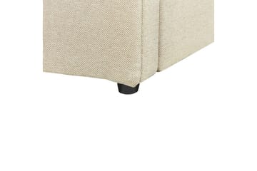 Seng med oppbevaring Dreux - Beige, svart, 160x200 cm - Møbler - Senger - Senger med oppbevaring