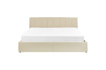 Seng med oppbevaring Dreux - Beige, svart, 180x200 cm - Møbler - Senger - Senger med oppbevaring