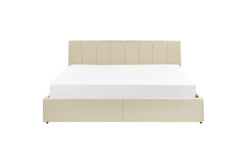 Seng med oppbevaring Dreux - Beige, svart, 180x200 cm - Møbler - Senger - Senger med oppbevaring