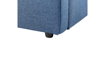 Seng med oppbevaring Dreux - Blå, Svart, 180x200 cm - Møbler - Senger - Senger med oppbevaring