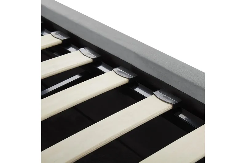 Seng med oppbevaring Lorient - Grå/Fløyel, Grå/fløyel, 160x200 cm - Møbler - Senger - Senger med oppbevaring