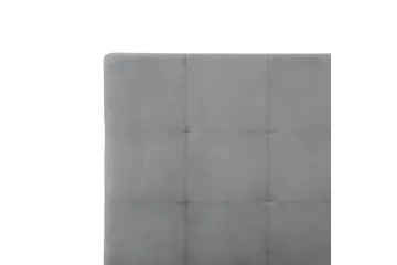 Seng med oppbevaring Lorient - Grå/Fløyel, Grå/fløyel, 160x200 cm - Møbler - Senger - Senger med oppbevaring